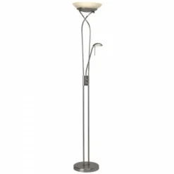 Luminaires Brilliant Lampadaires Et Lampes Sur Pied|Lampadaire à vasque Brilliant Leuchten Ollie LED Blanc, 1 lumière