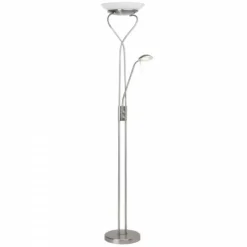 Luminaires Brilliant Lampadaires Et Lampes Sur Pied|Lampadaire à vasque Brilliant Leuchten Ollie LED Blanc, 1 lumière