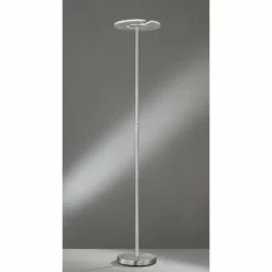 Luminaires Fischer & Honsel Éclairage Led|Lampadaire à vasque Fischer & Honsel Dent LED Nickel mat, 1 lumière