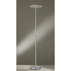 Luminaires Fischer & Honsel Éclairage Led|Lampadaire à vasque Fischer & Honsel Dent LED Nickel mat, 1 lumière