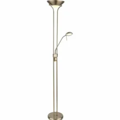 Luminaires Globo Lighting Éclairage Led|Lampadaire à vasque Globo LEONAS LED Vieux laiton, 1 lumière