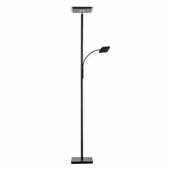 Luminaires Leuchten Direkt Éclairage Led|Lampadaire à vasque Leuchten-Direkt HANS LED Noir, 2 lumières