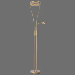 Luminaires Leuchten Direkt Lampadaires Et Lampes Sur Pied|Lampadaire à vasque Leuchten-Direkt HELIA LED Laiton, 3 lumières
