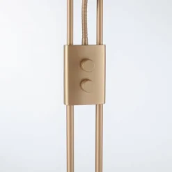 Luminaires Leuchten Direkt Lampadaires Et Lampes Sur Pied|Lampadaire à vasque Leuchten-Direkt HELIA LED Laiton, 3 lumières