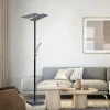 Luminaires Paul Neuhaus Éclairage Led|Lampadaire à vasque Paul Neuhaus ARTUR LED Anthracite, 1 lumière