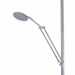 Luminaires Paul Neuhaus Éclairage Led|Lampadaire à vasque Paul Neuhaus PURE-MUTIL LED Acier brossé, 2 lumières