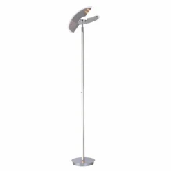 Luminaires Paul Neuhaus Lampadaires Et Lampes Sur Pied|Lampadaire à vasque Paul Neuhaus PURE-MUTIL LED Acier brossé, 2 lumières