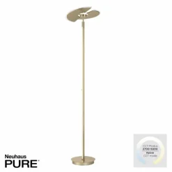 Luminaires Paul Neuhaus Éclairage Led|Lampadaire à vasque Paul Neuhaus PURE-MUTIL LED Laiton, 2 lumières