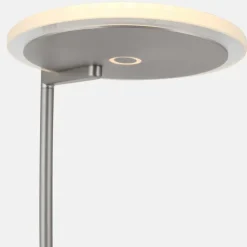 Luminaires Steinhauer Éclairage Led|Lampadaire à vasque Steinhauer Turound LED Acier brossé, 1 lumière