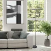 Luminaires Steinhauer Lampadaires Et Lampes Sur Pied|Lampadaire à vasque Steinhauer Turound LED Noir, 1 lumière