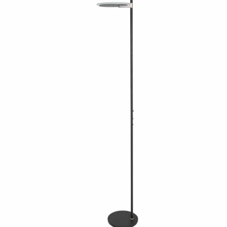 Luminaires Steinhauer Lampadaires Et Lampes Sur Pied|Lampadaire à vasque Steinhauer Turound LED Noir, 1 lumière