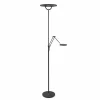 Luminaires Steinhauer Éclairage Led|Lampadaire à vasque Steinhauer Soleil LED Noir, 2 lumières