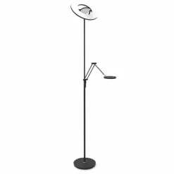 Luminaires Steinhauer Éclairage Led|Lampadaire à vasque Steinhauer Soleil LED Noir, 2 lumières