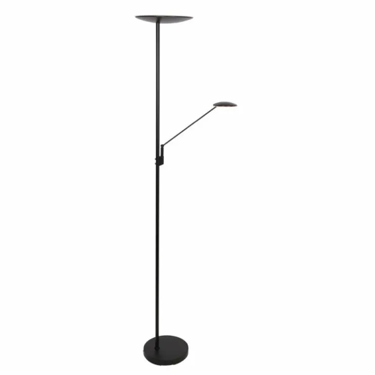 Luminaires Steinhauer Éclairage Led|Lampadaire à vasque Steinhauer Daphne LED Noir, 2 lumières