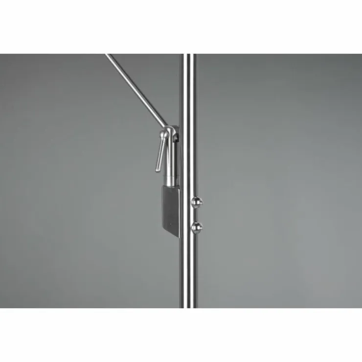 Luminaires Trio Lampadaires Et Lampes Sur Pied|Lampadaire à vasque Trio Brantford LED Nickel mat, 1 lumière