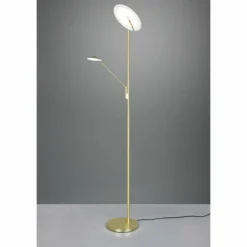 Luminaires Trio Éclairage Led|Lampadaire à vasque Trio Brantford LED Laiton, 1 lumière