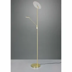 Luminaires Trio Éclairage Led|Lampadaire à vasque Trio Brantford LED Laiton, 1 lumière