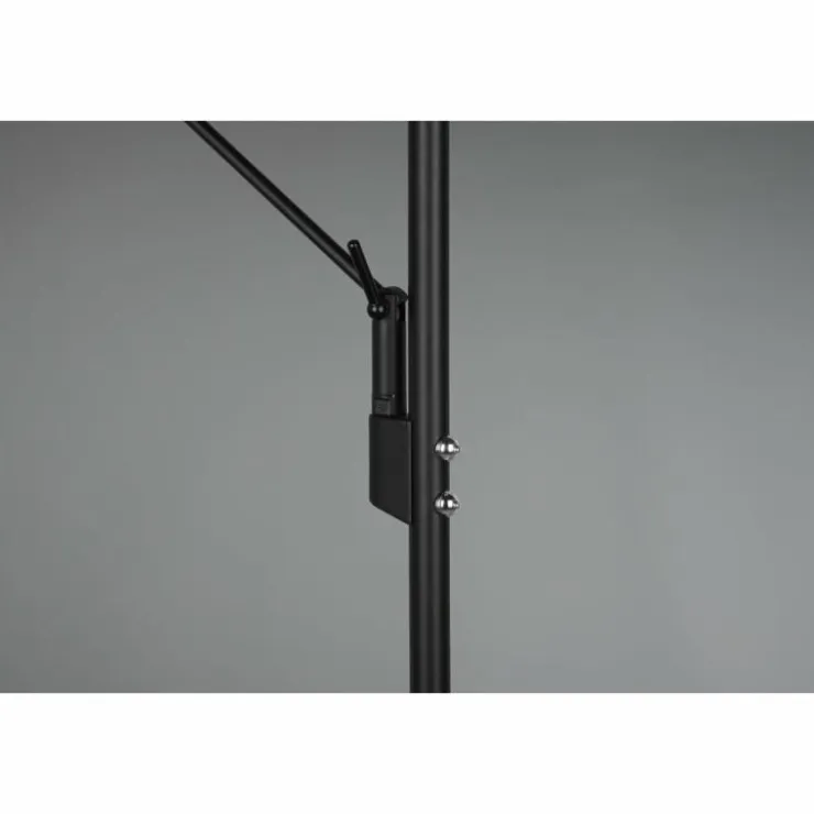 Luminaires Trio Éclairage Led|Lampadaire à vasque Trio Brantford LED Noir, 1 lumière