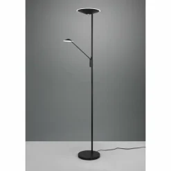 Luminaires Trio Éclairage Led|Lampadaire à vasque Trio Brantford LED Noir, 1 lumière