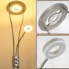 hofstein Éclairage Led|Lampadaire à vasque Watino LED Nickel mat, 3 lumières