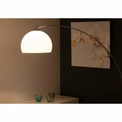Luminaires Brilliant Lampadaires Et Lampes Sur Pied|Lampadaire arqué Brilliant Vessa Chrome, 1 lumière