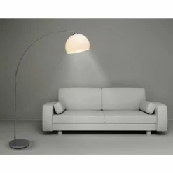 Luminaires Brilliant Lampadaires Et Lampes Sur Pied|Lampadaire arqué Brilliant Vessa Chrome, 1 lumière