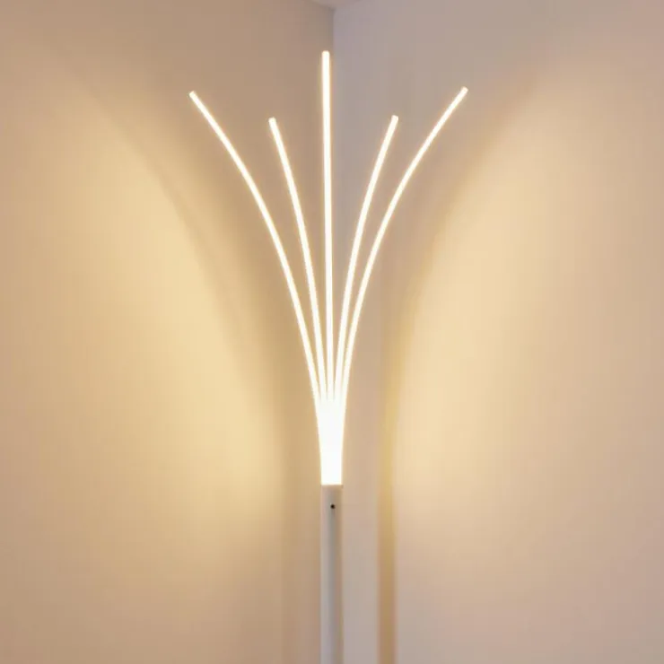 hofstein Lampadaires Et Lampes Sur Pied|Lampadaire Bakersfield LED Blanc, 1 lumière