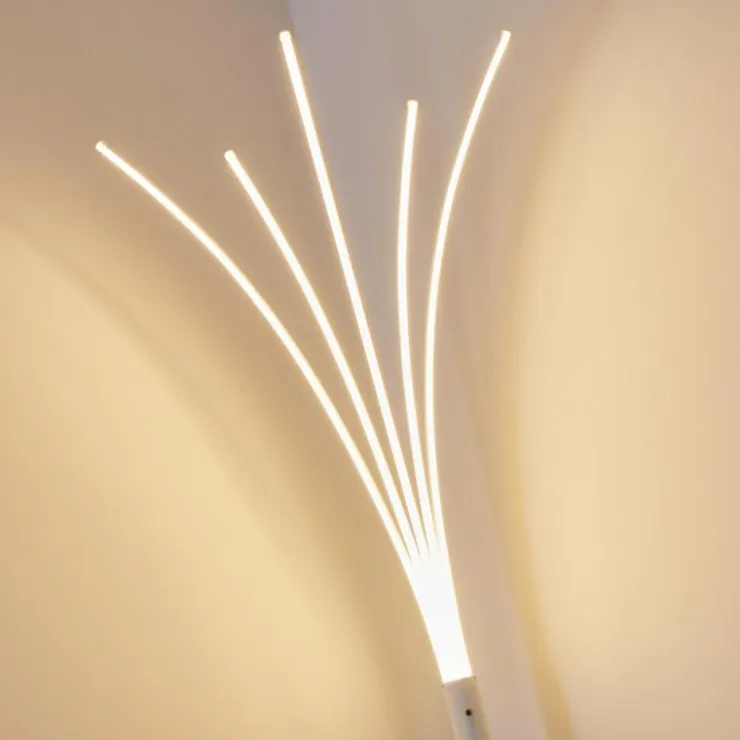 hofstein Lampadaires Et Lampes Sur Pied|Lampadaire Bakersfield LED Blanc, 1 lumière