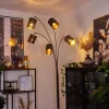 hofstein Lampadaires Et Lampes Sur Pied|Lampadaire Bathinda Noir, 5 lumières