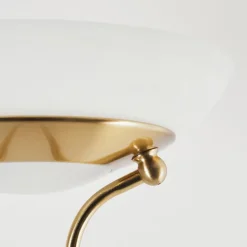 hofstein Éclairage Led|Lampadaire Biot LED Laiton, 2 lumières