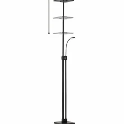 Luminaires Brilliant Éclairage Led|Lampadaire Brilliant Forrester LED Noir, 2 lumières