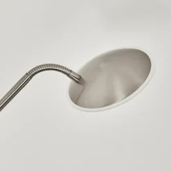 hofstein Lampadaires Et Lampes Sur Pied|Lampadaire Chirep LED Nickel mat, 1 lumière