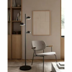 Design For The People by Nordlux Lampadaires Et Lampes Sur Pied|Lampadaire NOMI Noir, 3 lumières