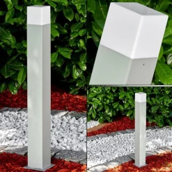 Lampadaire d'extérieur Algier LED Gris, 1 lumière
