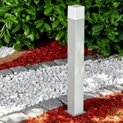 Lampadaire d'extérieur Algier LED Gris, 1 lumière