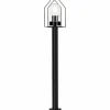 Lampadaire d'extérieur Brilliant Home Noir, 1 lumière