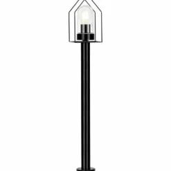 Lampadaire d'extérieur Brilliant Home Noir, 1 lumière