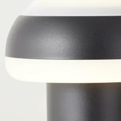 Lampadaire d'extérieur Brilliant Ilton LED Noir, 1 lumière