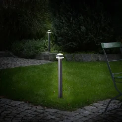 Lampadaire d'extérieur Brilliant Ilton LED Noir, 1 lumière