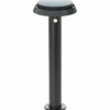 Lampadaire d'extérieur Brilliant Alvero LED Noir, 1 lumière, Détecteur de mouvement