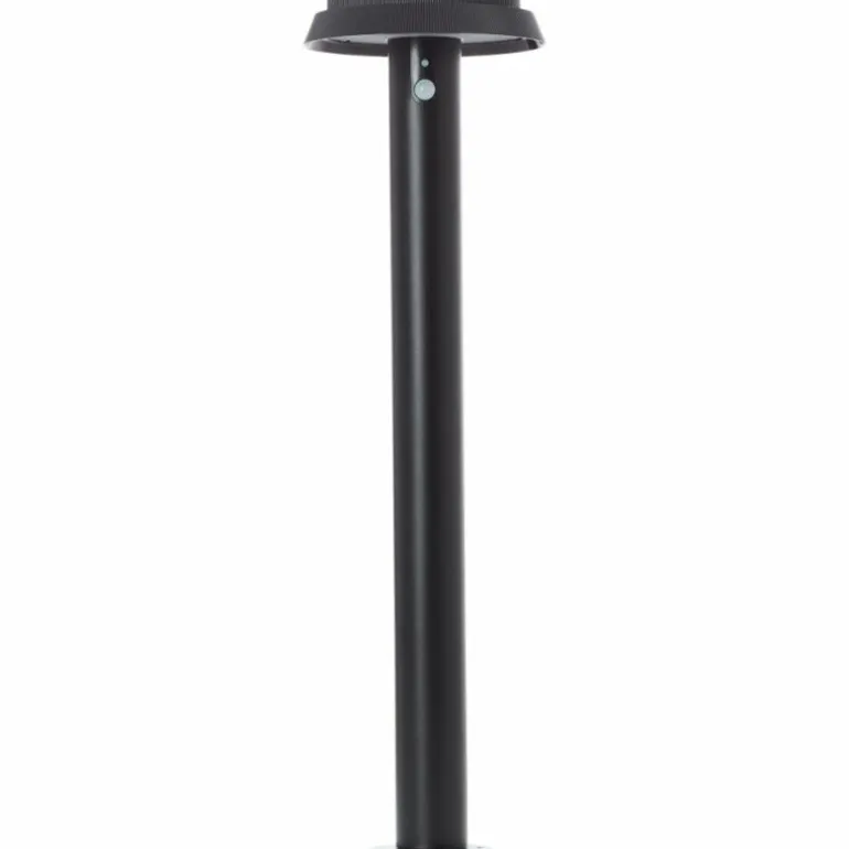 Lampadaire d'extérieur Brilliant Alvero LED Noir, 1 lumière, Détecteur de mouvement