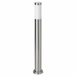 Lampadaire d'extérieur Brilliant Chorus Acier inoxydable, 1 lumière