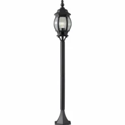 Lampadaire d'extérieur Brilliant Istria Noir, 1 lumière