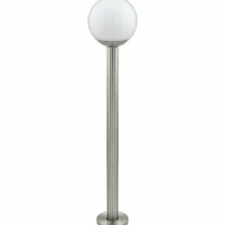 Lampadaire d'extérieur Eglo Connect NISIA LED Acier inoxydable, 1 lumière