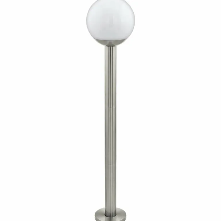 Lampadaire d'extérieur Eglo Connect NISIA LED Acier inoxydable, 1 lumière