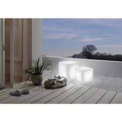 Lampadaire d'extérieur Eglo BOTTONA Blanc, 1 lumière