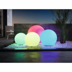 Lampadaire d'extérieur Eglo MONTEROLO-Z LED Blanc, 1 lumière, Changeur de couleurs