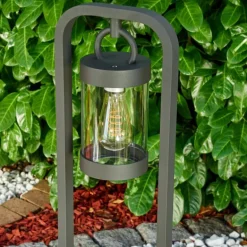 Lampadaire d'extérieur Fulham Anthracite, 1 lumière