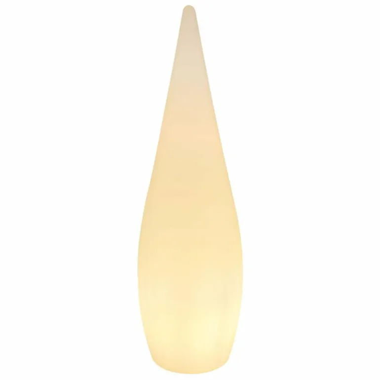 Lampadaire d'extérieur Globo VASCON LED Blanc, 1 lumière, Télécommandes, Changeur de couleurs