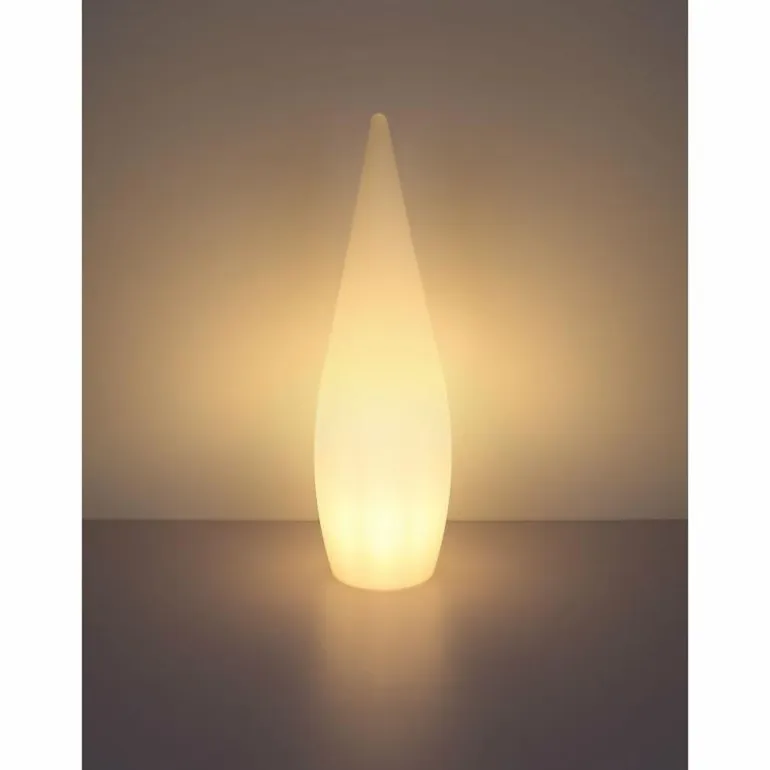 Lampadaire d'extérieur Globo VASCON LED Blanc, 1 lumière, Télécommandes, Changeur de couleurs